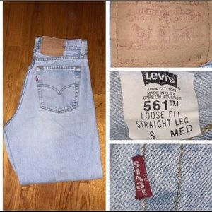Levi's | Jeans | Vtg Levis 56 Loose Straight Jeans Sz 8 Made Usa | Poshmark